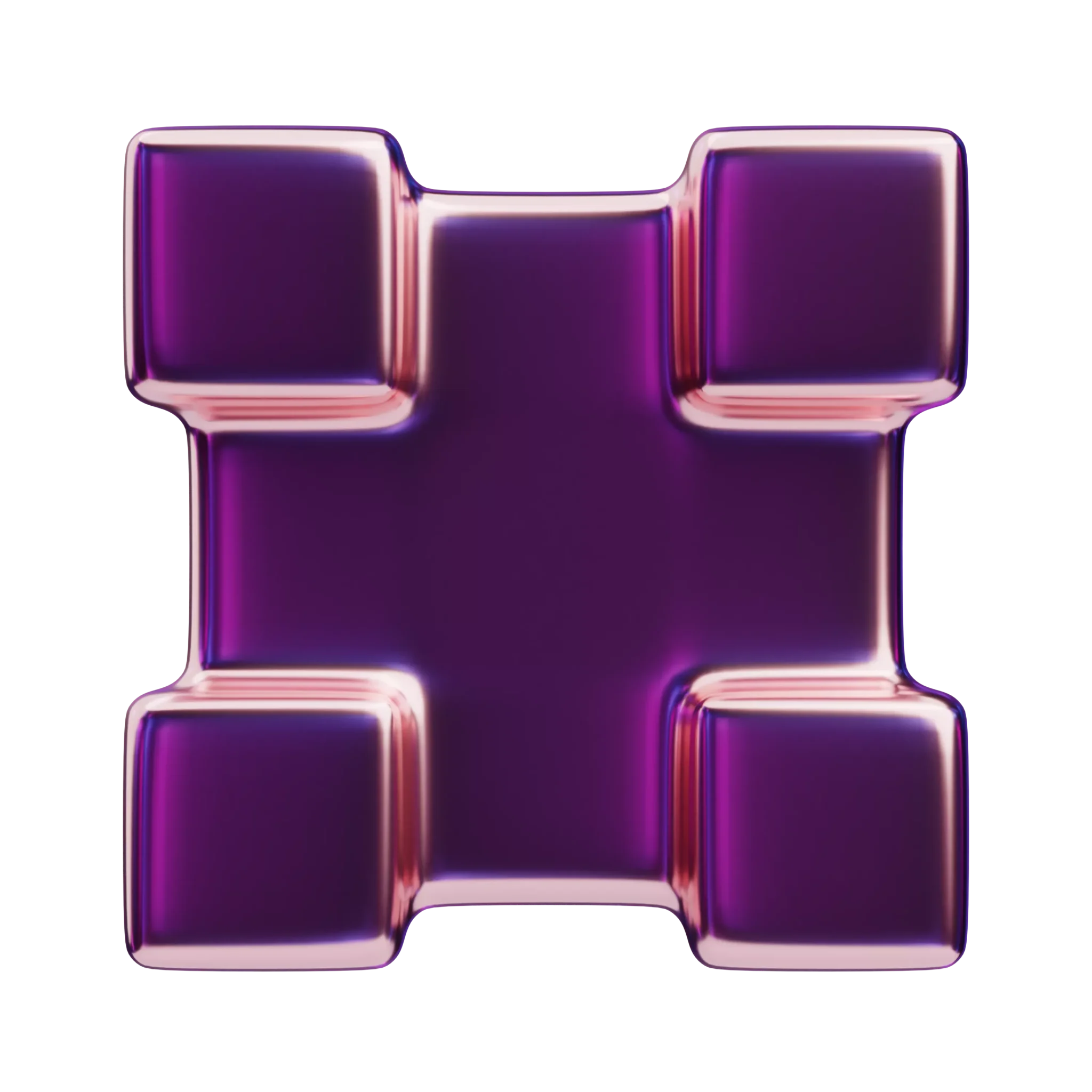 Metallic Cross - Premium Design Element